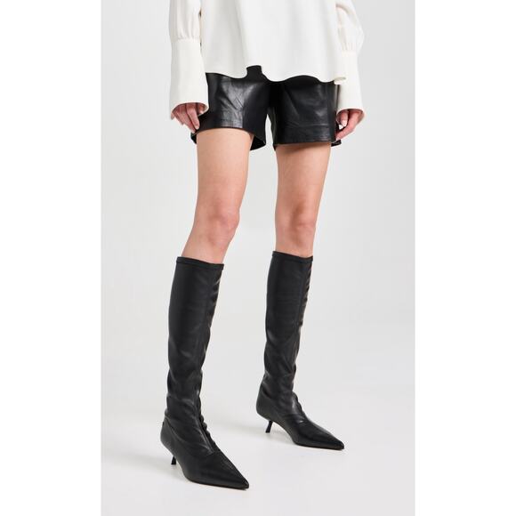 NEW NIB Anine Bing Tilda Tall Boots in Black Size 37 / US 7 - Picture 1 of 8
